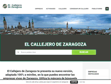 Tablet Screenshot of elcallejerodezaragoza.com